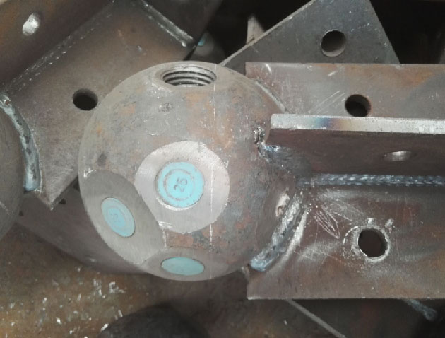 睢宁螺栓球球塞，网架配件