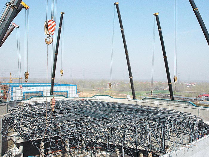 睢宁网架高空滑移法